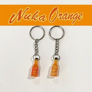 Fallout 4 Nuka Cola Orange Keychains - Variety Labels
